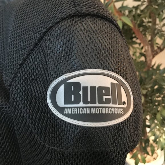 BUEL / Vanson Riding Cafe Jacket MESH/LEATHER with armour - Picture 2 of 8